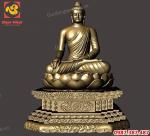 Đúc tượng Phật Thích Ca bằng đồng cao 3m6 tuyệt đẹp..!