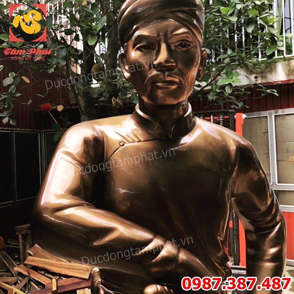 Đúc tượng đồng Nguyễn Trung Trực cao 2m tại đền Nguyễn Trung Trực - Phú Quốc.!