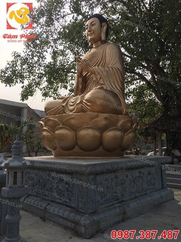 Đúc Tượng Phật Adida cao 5m tại chùa Phổ Nghiêm Đông Anh Hà Nội