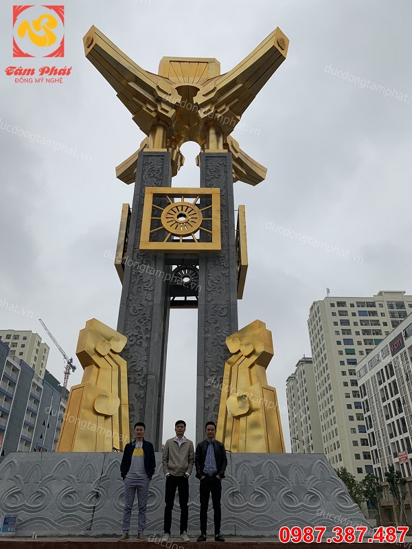 Mạ vàng Tâm Phát Tự Hào là đơn vị mạ vàng công trình ngoài trời biểu tượng Tỉnh Bắc Ninh nhằm phục vụ Festival 2019