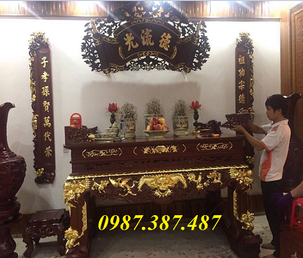 Thi công thếp vàng cho vật dụng nội thất thêm sang trọng, đẳng cấp