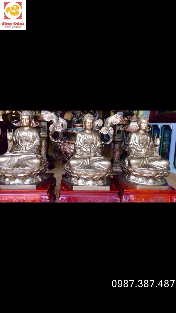 Tượng Phật Adida cao 98cm đẹp, thần thái xuất sắc.!!